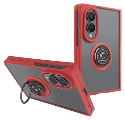 Produktbild von Avizar, Hülle für Samsung Galaxy Z Fold 8 mit Ringhalter und Magnet-Befestigung, Rot
