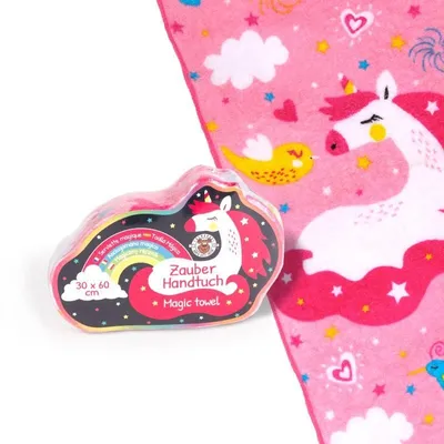 Produktbild von Trendhaus DREAMLAND Magic Towel Einhorn