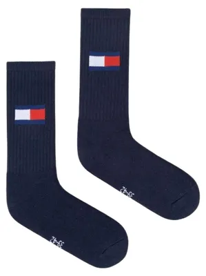 Produktbild von Tommy Hilfiger - Socken für Herren/Damen Uni (2er-Pack) NA1088 (38 EU - 41,5 EU) (Marine)