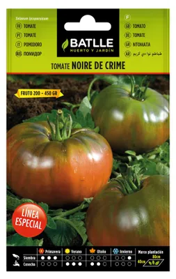 Image de Graines Batlle, gamme spéciale Tomatensamen : tomate Noire de Crimée