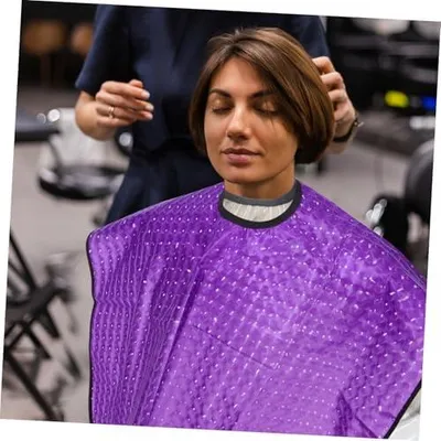 Produktbild von 2 Stück wasserdichte Friseurschürzen für Haarschnitte und Haarfärbungen