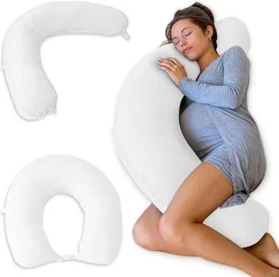 Produktbild von Schwangerschaftskissen, Stillkissen XXL – multifunktional – Seitenschlaf-Kissen – kühlende Bezug – 105 x 36 x 21 cm
