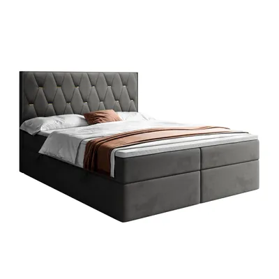 Produktbild von Kontinentalbett IZOLDA mit Bettkasten, 140x200 cm, Royal Velvet 185
