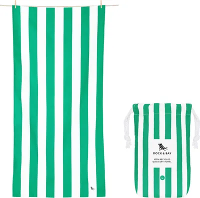 Produktbild von Dock & Bay Beach Towel L Cancun Green 160x90cm