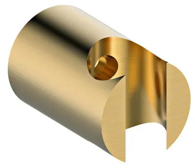 Immagine prodotto di Supporto per doccia, rotondo, oro opaco