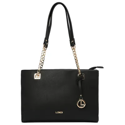 Produktbild von L.CREDI Schultertasche Karin Shopper Black schwarz