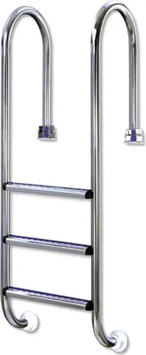 Produktbild von Interline einseitige Edelstahltreppe mit 3 Stufen