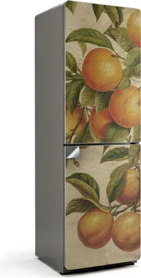 Produktbild von Abstraktes Gesichtsporträt – Kühlschrank Aufkleber – Klebefolie Kühlschrank – Kühlschrank Nachbildung – Kühlschrankfolie selbstklebend – Küchen Dekoration – 60x190 cm