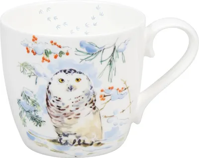 Immagine prodotto di Könitz Becher Winter Owl, Tasse, Eule, Bone China, Bunt, 450 ml, 11 2 057 2782