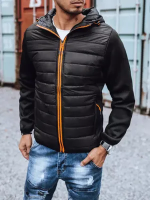 Obrázek produktu pro Dstreet Pánská bunda přechodová prošívaná Lucjan černá M