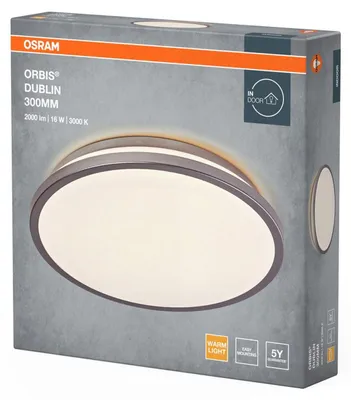 Produktbild von Deckenlampe LED rund D: 29.5 cm 3000 K 1100 lm Modern Deckenleuchte