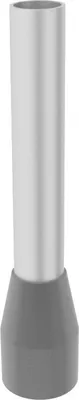 Produktbild von 100 Stück E 4/12 Aderendhülsen isoliert grau 4mm2/12mm E4012 Elpromet 0248