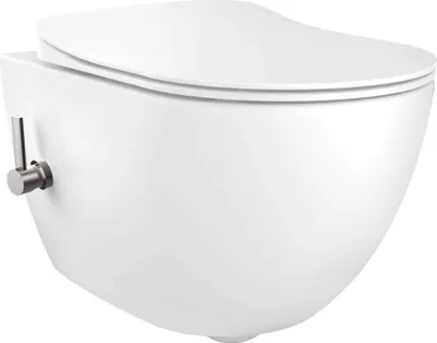 Obrázek produktu pro Wc Mísa S Funkcí Bidetu Peonia Zero Závěsná Se Sedátkem, Baterie Cbp_6Wpw