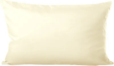 Produktbild von Kissenhülle Wildseide Optik uni 30x50 cm creme natur