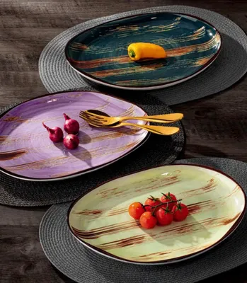 Zdjęcie produktu dla Wilmax miska do serwowania w kształcie kamienia 33 x 24,5 cm, kolekcja ColorBoom WL-668242/A