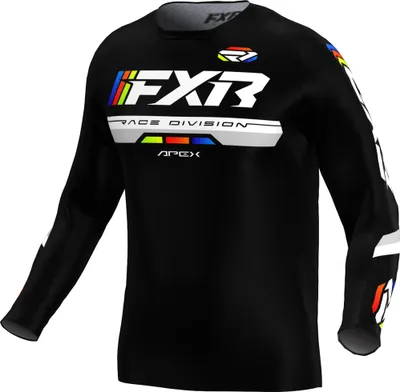 Obrázok produktu pre Motokrosový dres FXR Apex, čierna/biela/modrá, XL