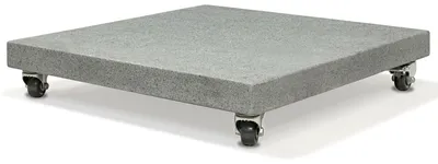 Produktbild von osoltus Granit Schirmständer 120 kg mit 4 Rollen für Ampelschirm