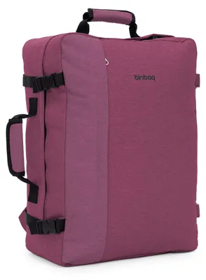 Image de blnbag M3 - sac à dos léger pour bagages à main Avion Sac à dos de voyage Weekender Cabin Size max 35 L Sac à dos de cabine Backpack Travel Bag 50 cm Sac de voyage Easyjet,Bourgogne