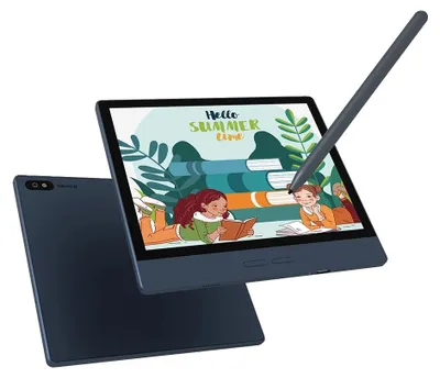 Zdjęcie produktu dla Czytnik e-booków z technologią E-Ink, funkcją połączeń 4G, systemem Android, model B7, w zestawie rysik i etui