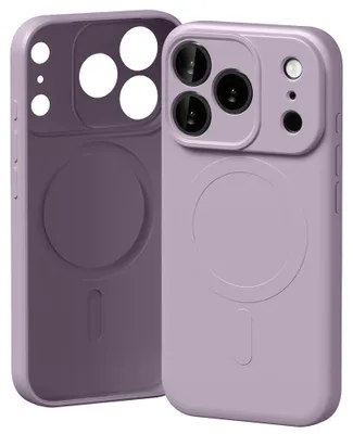 Obrázok produktu pre Mobiili tagakaas Mercury iPhone 17 Pro, pool-silikoon, Magsafe, lavender