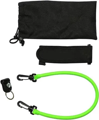Productafbeelding van Golf-oefenapparaat met elastische koordsysteem - Duurzaam - Rubber - Geschikt voor buitenshuis - Voor thuisgebruik - Geschikt voor golf - Zwart - Oefenapparaat voor de golfswing met optimale elasticiteit en duurzaamheid.