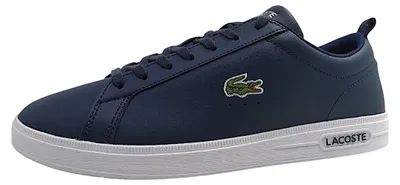 Imagen del producto de Zapatos Lacoste Court Base para hombre, modelo de cordones, color azul, para uso casual