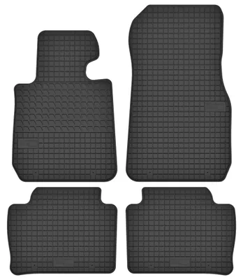 Produktbild von Gummimatten Fußmatten Schwarz für BMW F30 / F31 / F34 2011-2020 Set 4-tlg