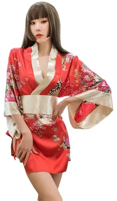 Obrázek produktu pro Solidchoice – Tradiční kimono s květinovým vzorem