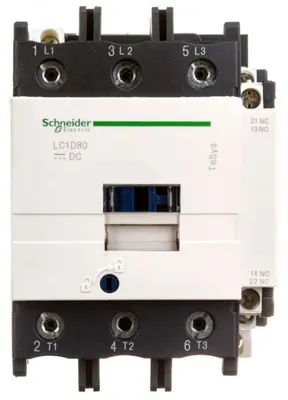 Obrázok produktu pre Schneider Electric SCHÜTZ 3P 37KW 1S+1Ö 24VDC (LC1D80BD)