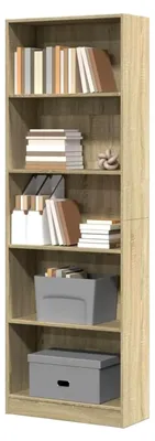 Produktbild von Bücherregal Sonoma Eiche 60x24x176cm aus Holzwerkstoff