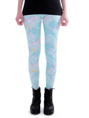 Produktbild von cosey - Unicorn Line Leggings (Einheitsgröße) - Design Einhörner und Wolken