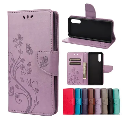 Image de Coque König Design compatible avec le Sony Xperia 10 III, en simili cuir, de couleur violette