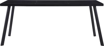 Obrázok produktu pre vidaXL Jedálenský stôl čierny 160 x 80 x 75 cm Tvrdené sklo