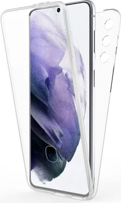 Immagine prodotto di NALIA Custodia per cellulare a 360 gradi per Samsung Galaxy S21 Plus, copertura completa trasparente