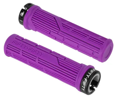 Zdjęcie produktu dla Chwyty do roweru rowerowego górskiego, fioletowe, miękkie, antypoślizgowe, średnica 20-23 mm, pasujące do kierownicy