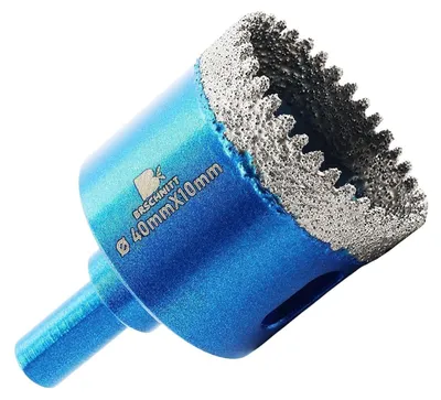 Obrázok produktu pre Diamantový vrták 40 mm na vŕtanie do obkladov, keramiky, granitu, porcelánu, dlažby, muriva a mramoru