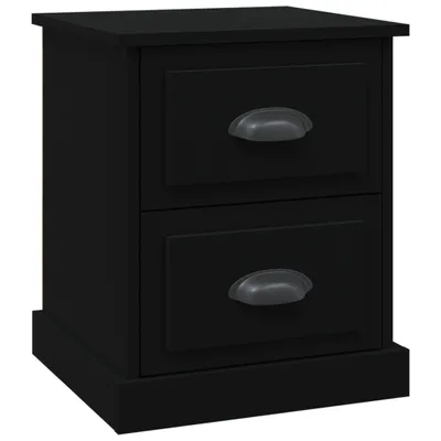 Immagine prodotto di Comodino Nero 39x39x47,5 cm in Legno Multistrato