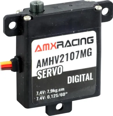 Produktbild von Amewi Standard-Servo AMXRacing AMHV2107MG Midi Analog-Servo Getriebe-Material: Metall (28447)