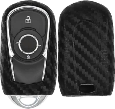 Produktbild von Auto Schlüssel Silikon Schutz Hülle im Carbon Look Kompatibel mit OPEL Astra K Insignia B Zafira C Mokka KEYLESS SMARTKEY