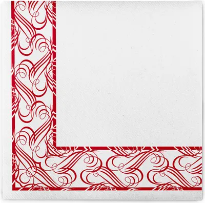 Produktbild von Sovie HORECA Serviette Karima in Bordeaux aus Linclass® Airlaid 40 x 40 cm, 50 Stück