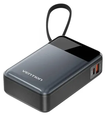 Image de Batterie externe Vention USB-C 20000 mAh 65 W FHYB0 noire