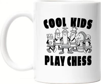 Produktbild von Cool Kids Play Chess Tasse Schachspieler Schachbrett Chess Geschenkidee Für Schachfans