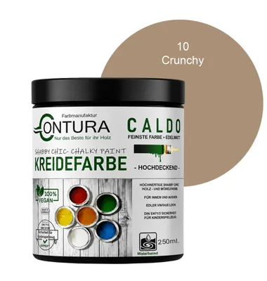 Produktbild von Contura BeGreen 250ml. Kreidefarbe Shabby Chic Möbellack - 10 Crunchy