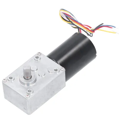 Obrázek produktu pro Stejnosměrný bezkartáčový šnekový převodový motor, turbínový elektrický převodový motor, bezkartáčový motor s redukcí otáček, šnekový převodový motor s vysokým kroutícím momentem, bezkartáčový převodový motor s nízkou hlučností, šnekový převodový motor