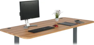 Produktbild von Tischplatte MCW-D40 für Schreibtische, Schreibtischplatte, 160x80cm MVG-  eichefarben