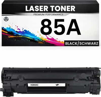 Produktbild von 2 x Toner 85A für HP kompatibel Schwarz CE285A wie Original Tonerkartusche LaserJet Pro M1132/1217nfw/1130/1210/1212nf P1100/1102/1102whp Canon M1217nfw