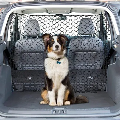 Produktbild von Famanu Hundeabsperrnetz für Kofferraum - 130 x 89 cm