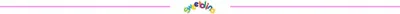 Abstract colorful lines on a white background with a horizontal pinkish blur.