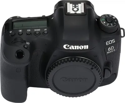 Produktbild von Canon EOS 6D MARK II 26,2 Megapixel DSLR-Kamera, 4k Ultra HD Video, 35,9 x 24,0 mm CMOS-Sensor, 7,62 cm (3 Zoll) klappbares Selfie-Display, Touchscreen, GPS, WLAN, YES, wasserabweisendes Gehäuse