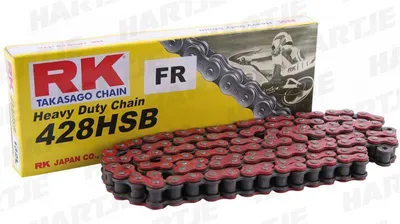 Produktbild von RK Kette 428 Hsb 128 C Rot/Schwarz Offen
